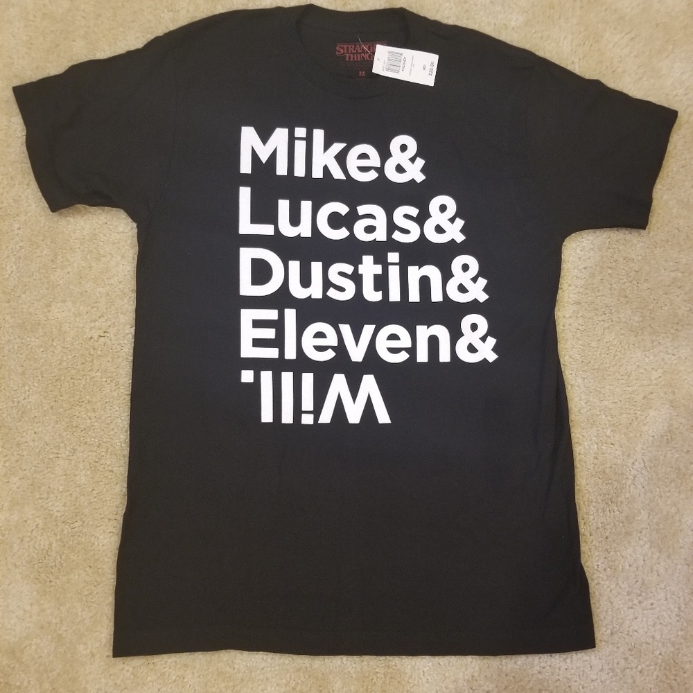 Stranger Things Character Name Tee